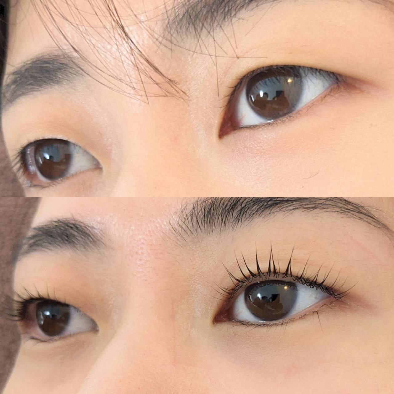 根元からしっかり立上げるデザインで、目力アップ！！