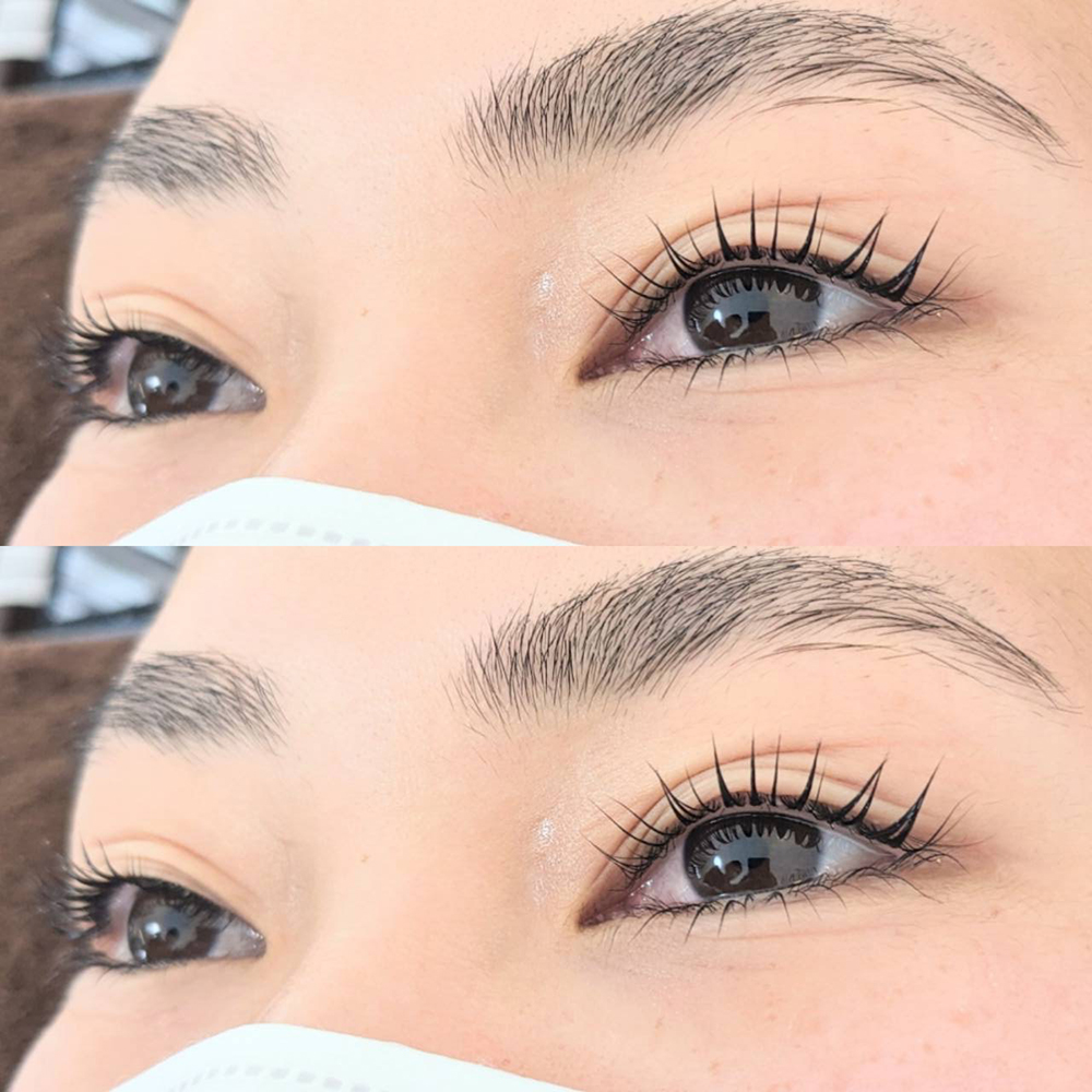 上下まつ毛パーマで目力アップ！